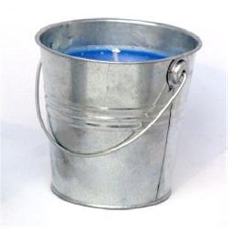 MAKEITHAPPEN Mosquito Repelling Galvanized Bucket Candle MA88161